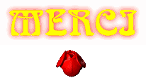 Gif animé merci rose